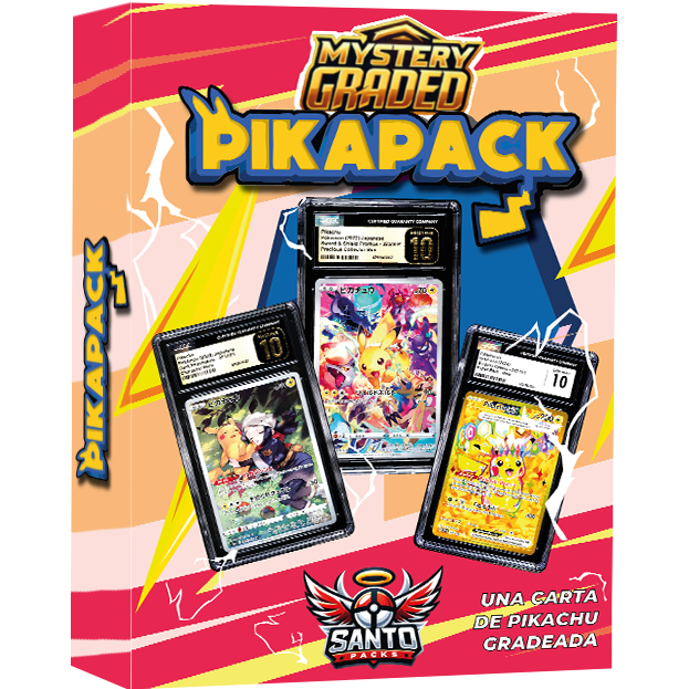 Carta Gradeada Pikachu - Pikapack Pokemillon 002