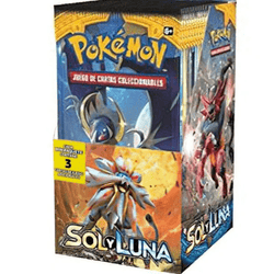 The Pokémon Company International Segunda Mano Pokémon | Caja 24 Sobres de 3 cartas Sol y Luna Español 2017