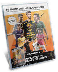 Kings League | Starter Pack Álbum + 3 Sobres Season 1 2024