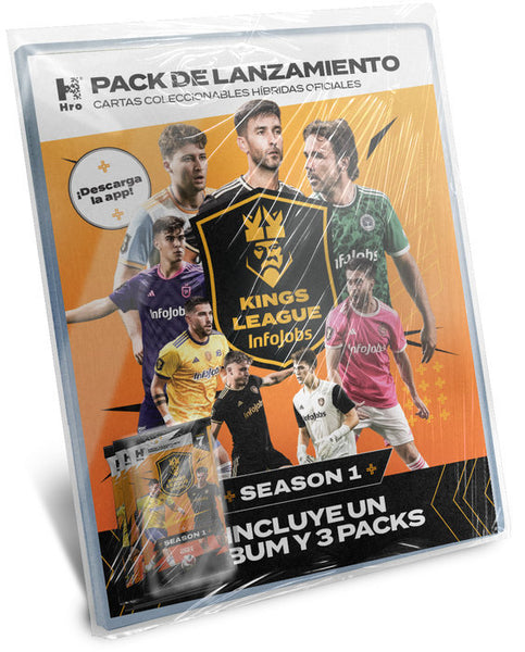 [Precompra] Kings League | Starter Pack Álbum + 3 Sobres Season 1 2024