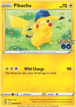 Pikachu (PGO 028) Pokémon GO Promo Sellada Pokemillon 001
