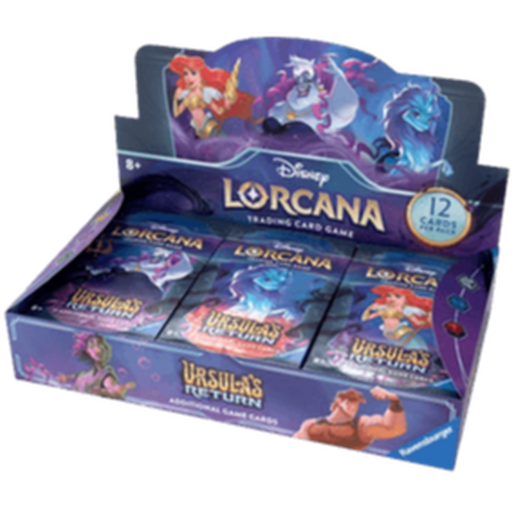 Disney | Caja 24 Sobres Lorcana (4URS) Ursulas Return Inglés 2024 Pokemillon 001