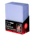 Ultra Pro | 25 Toploaders 3x4" Premium Clear