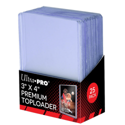 Ultra Pro | 25 Toploaders 3x4