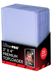 Ultra Pro | 25 Toploaders 3x4