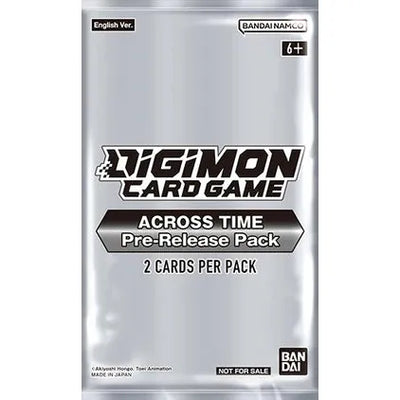 Digimon Sobre Across Time Pre-Release Pack