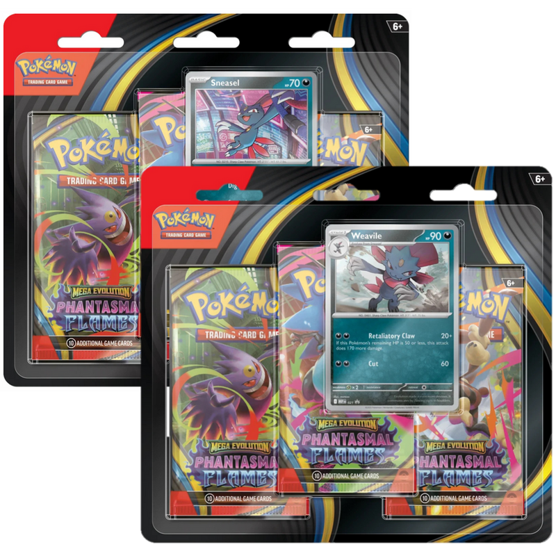 Blister 3 Sobre Fuegos Fantasmales | Phantasmal Flames Pokemillon 001
