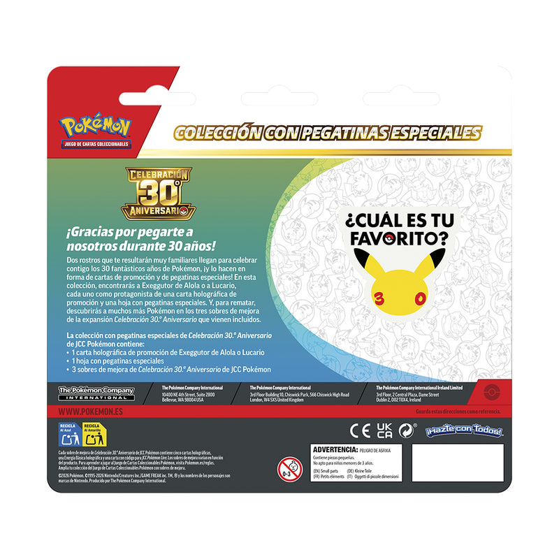 Blíster Exeguttor Tech Sticker Celebraciones 30 Aniversario | Celebrations 30th Pokemillon 005