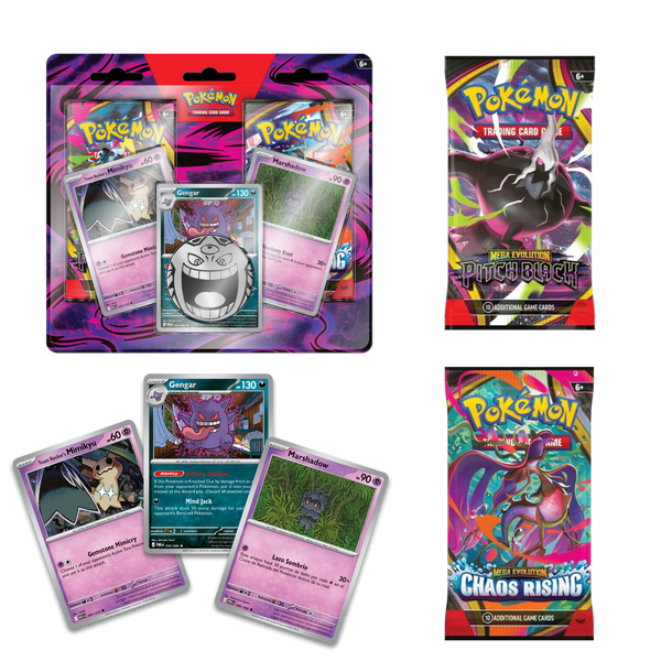 Blister Gengar 2 Sobre Oscuridad Absoluta Caos Creciente | Pitch Black Chaos Rising POKEMILLON