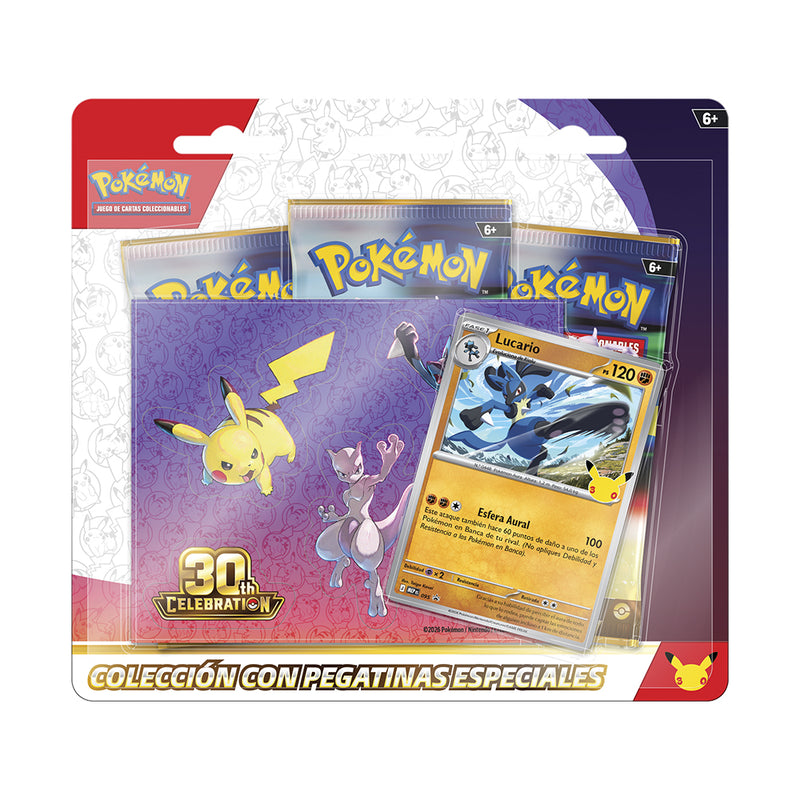 Blíster Lucario Tech Sticker Celebraciones 30 Aniversario | Celebrations 30th Pokemillon 004