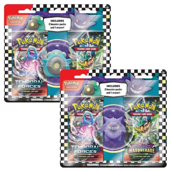 Blister 2 Sobres Gengar o Bellibolt Pokemillon 001