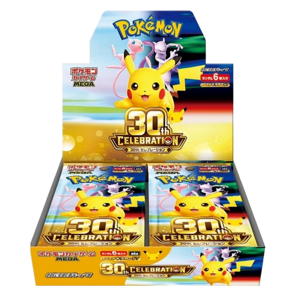 POKEMILLON Caja 20 Sobres Pokémon 30th Anniversary m6a