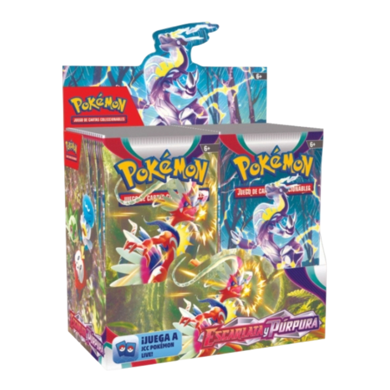 Caja 36 Sobres Escarlata y Púrpura | Scarlet & Violet Pokemillon 001