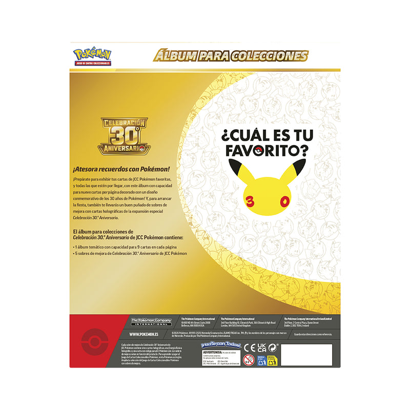 30th Celebration Álbum Collection Box Celebraciones 30 Aniversario Pokemillon 006