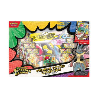 POKEMILLON Premium Poster Collection Mega Lucario Héroes Ascendentes | Ascended Heroes