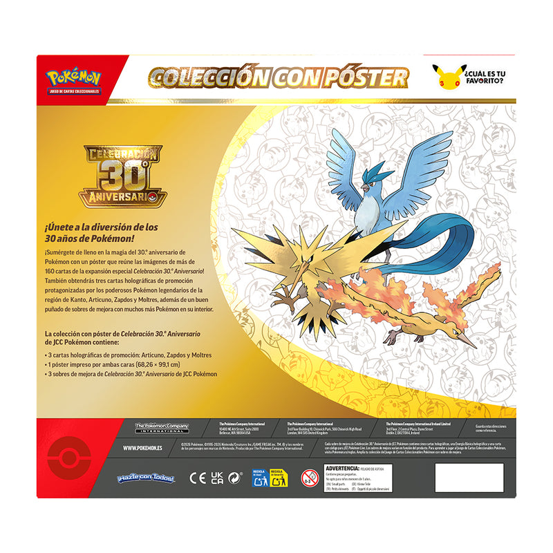 30th Poster Collection Box Celebraciones 30 Aniversario Pokemillon 006