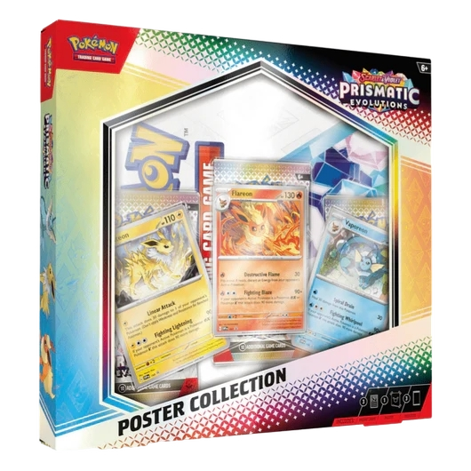 Caja Póster Evoluciones Prismáticas | Prismatic Evolution Pokemillon 001