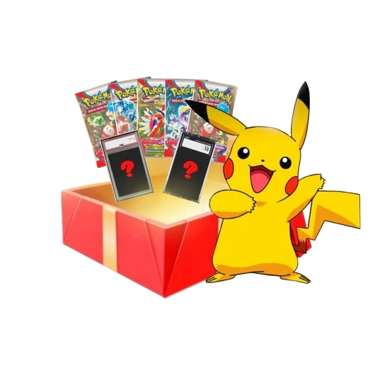 Caja Regalo Carta CGC 10 + 5 Sobres Pokémon TCG