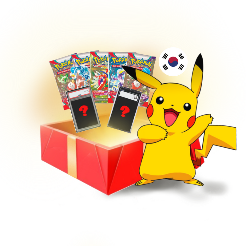 Caja Regalo Carta CGC 10 + 5 Sobres Pokémon TCG Pokemillon 007