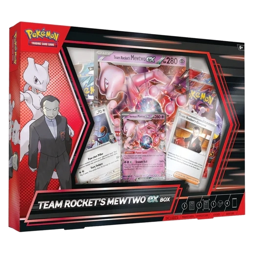 Caja Team Rocket’s Mewtwo ex Box