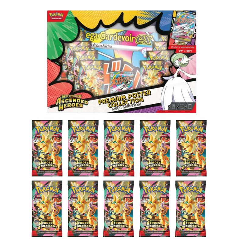 Premium Poster Collection Mega Gardevoir Héroes Ascendentes | Ascended Heroes Pokemillon 003