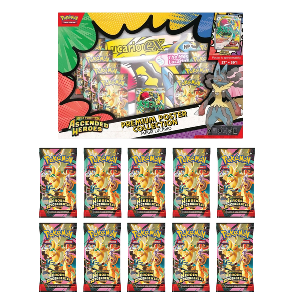Premium Poster Collection Mega Lucario Héroes Ascendentes | Ascended Heroes - Pokemillon - 03