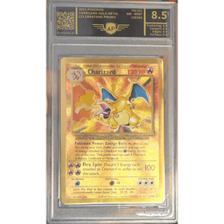 POKEMILLON Segunda Mano AP 8.5 | Charizard Metal Card (CEL BS 4) Celebration 25th Inglés 2022