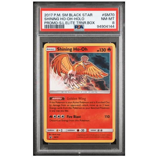 POKEMILLON Segunda Mano PSA 8 | Shining Ho-Oh (SM 70) Shining Legends 2020 Inglés