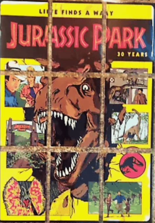Panini Panini x Jurassic Park | Caja de 24 Sobres de Jurassic Park Cartas Coleccionables 30th Anniversary Celebration Collection Inglés 2024