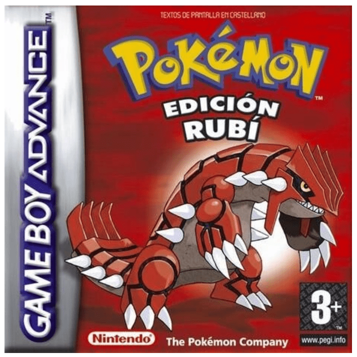 Game Boy Advance | Pokémon Edición Rubí PAL España Pokemillon 001