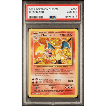 POKEMILLON Segunda Mano PSA 10 | Charizard (CLC 003) Pokémon Trading Card Game Classic Inglés 2023