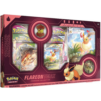 POKEMILLON Pokémon | Caja Flareon Vmax Premium Collection 2021