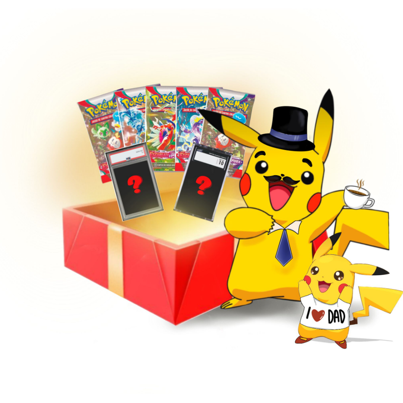 Caja Regalo Carta CGC 10 + 5 Sobres Pokémon TCG Pokemillon 009
