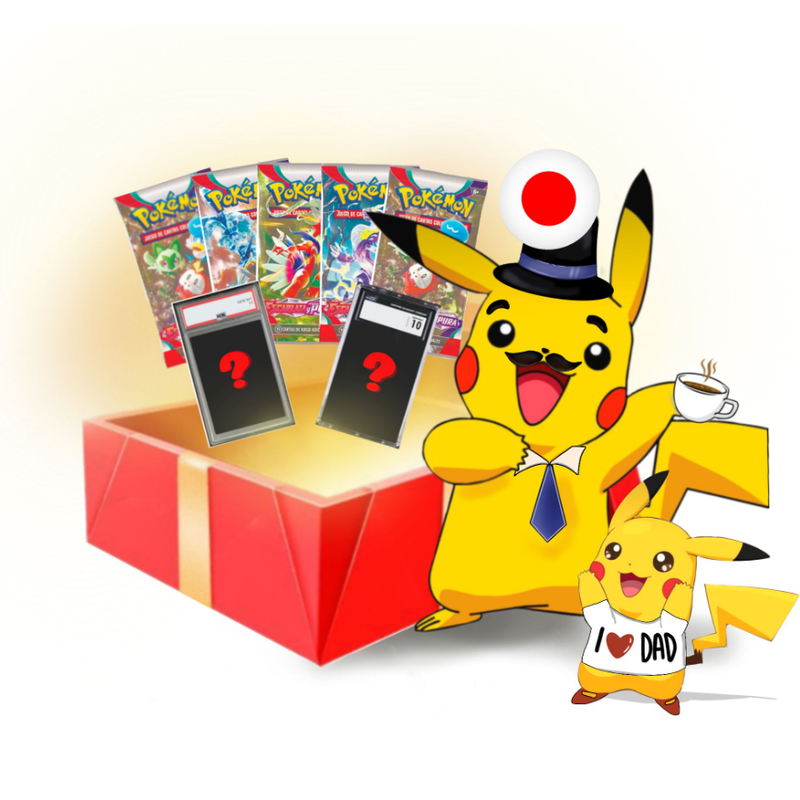 Caja Regalo Carta CGC 10 + 5 Sobres Pokémon TCG Pokemillon 010