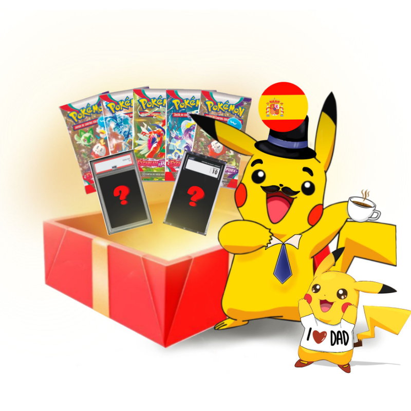 Caja Regalo Carta CGC 10 + 5 Sobres Pokémon TCG Pokemillon 011