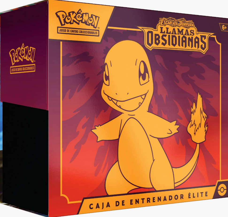 Pokémon | Caja Élite de Entrenador Llamas Obsidianas Español 2023