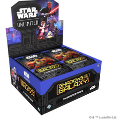 Star Wars Unlimited | Caja de 24 Sobres de Shadows Of The Galaxy Inglés 2024