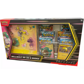 Pokémon | Caja E-Nigma Bellibolt ex Premium Collection de Juntos de Aventura Español 2025