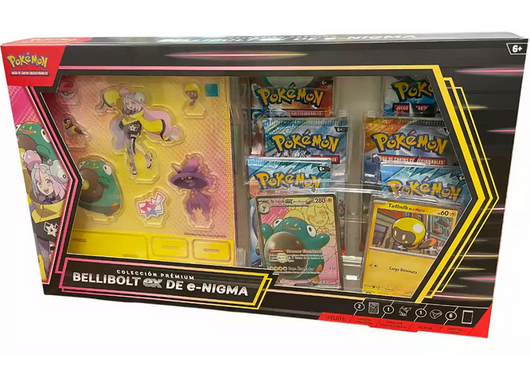 Pokémon | Caja E-Nigma Bellibolt ex Premium Collection de Juntos de Aventura Español 2025