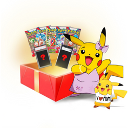 Caja Regalo | Carta PSA 10 o CGC 10 + 5 Sobres de Pokémon TCG | Santo Packs
