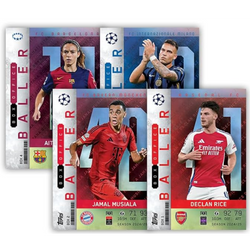 Hauts | Topps UCC Superstars 23/24 - Pack de cintres - 4 packs UEFA Superstars 2024 segunda imagen