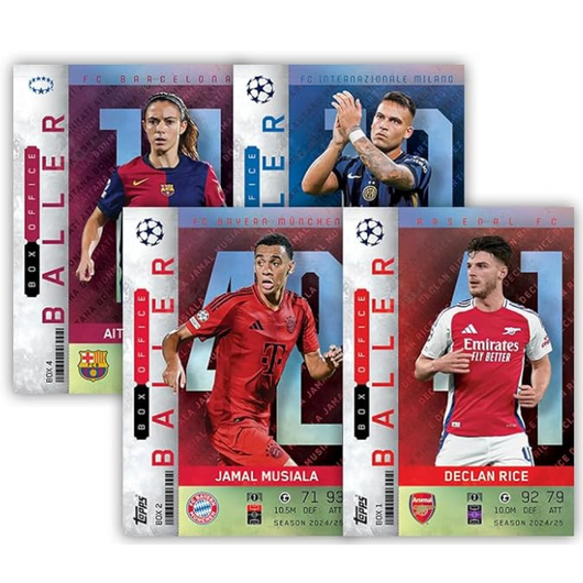 Topps | Topps UCC Superstars 23/24 - Hanger Pack - 4 UEFA Superstars 2024 Packs