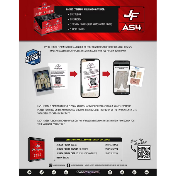 Jersey Fusion | All Sports Series 4 Hobby Box
