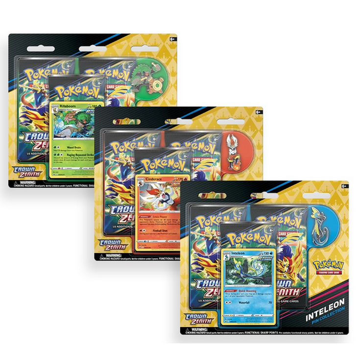 Blister 3 Sobres Cenit Supremo | Crown Zenith Pokemillon 001