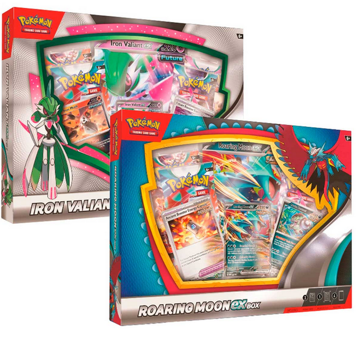 Caja Iron Valient Roaring Moon ex Pokemillon 001