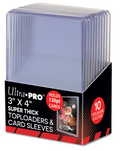 Ultra Pro | 10 Toploaders 3x4" 130 pt Cartas Deportivas