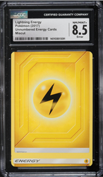 CGC 8.5 | Lightning Energy Sun and Moon ERROR Miscut