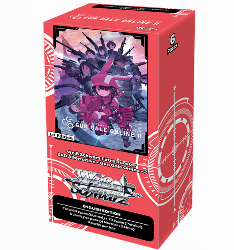 Weiss Schwarz | Booster Box 6 Sobre de Sword Art Online Alternative Gun Gale Online II Extra