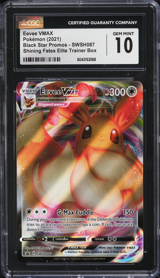 CGC 10 | Eevee VMAX (SWSH 087) SWSH Black Star Promos 2021 Inglés