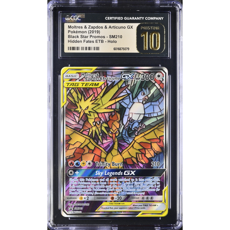 Moltres & Zapdos & Articuno GX (SM 210) SM Black Star Promos Pokemillon 002